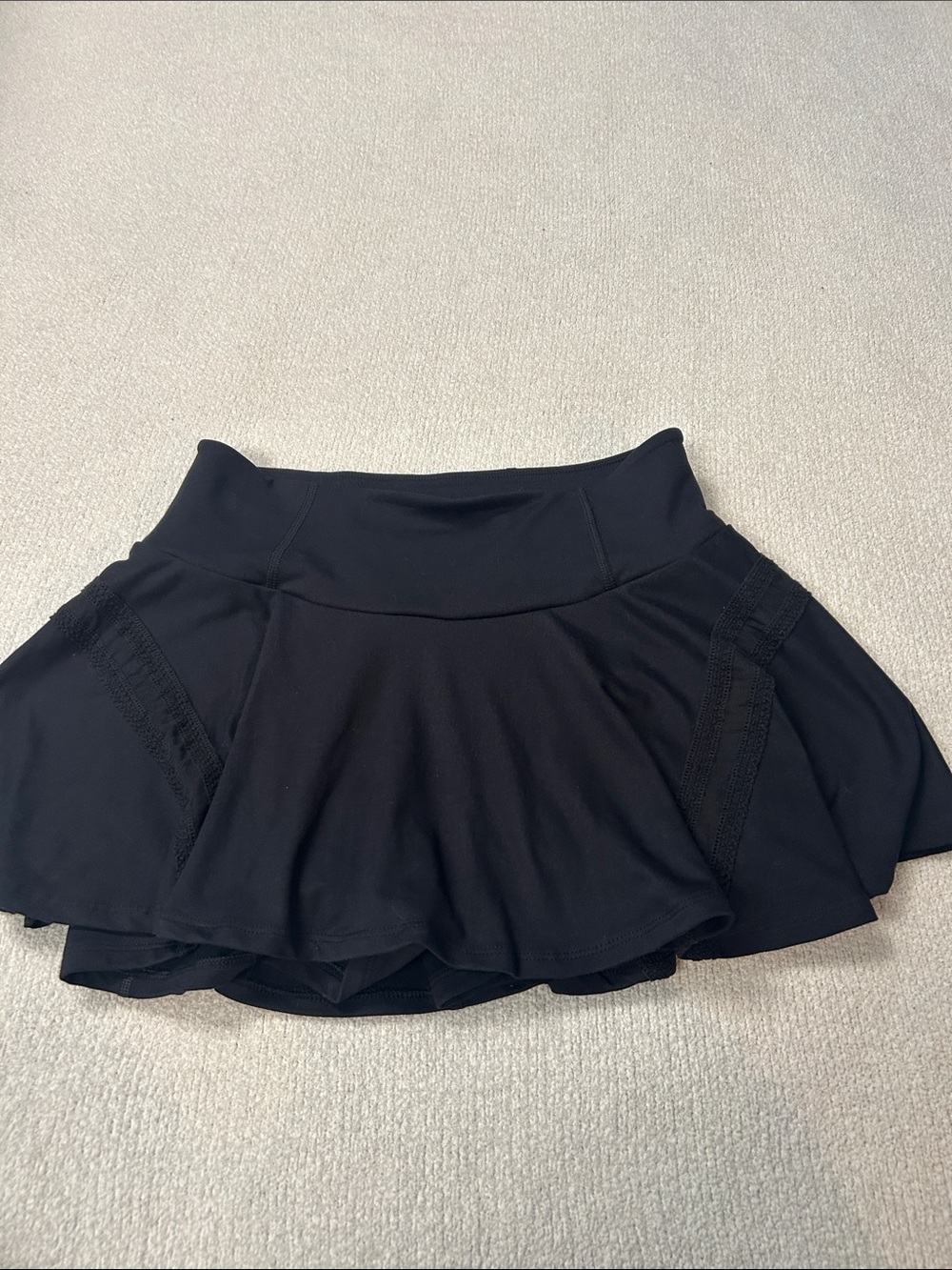 FP Movement by Free People Black Flared Athletic Skort